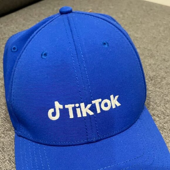 Official TikTok x The North Face Baseball Cap - Bright Blue NWT UNISEX - Picture 5 of 5